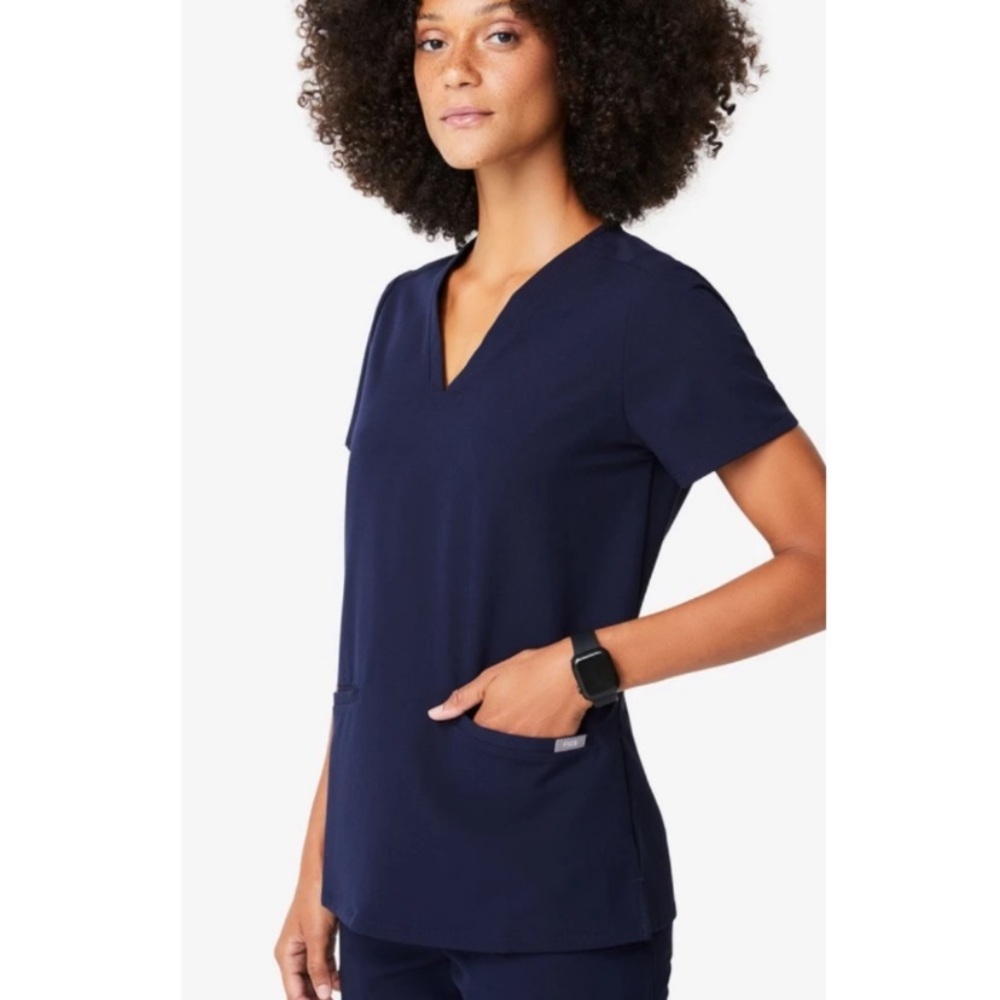 Figs Casma scrub tops- Navy